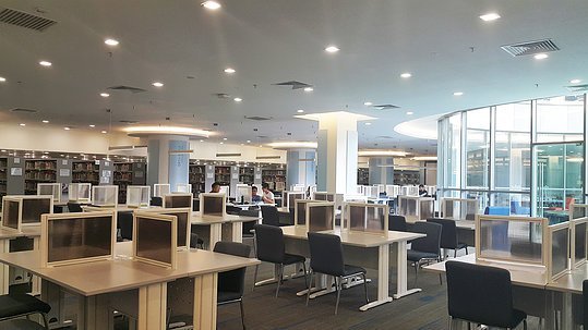 Thư viện Đại học Sunway với đa dạng các loại sách cho sinh viên